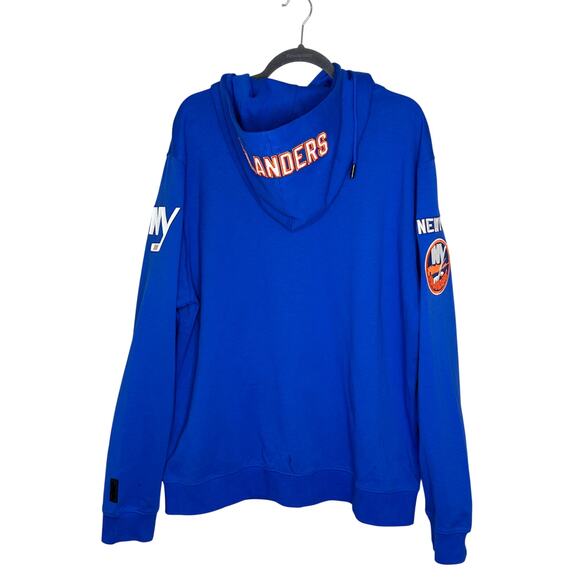 Pro Standard NWT NY Islanders Hoodie Team Logo Blue Orange Winter Streetwear 2X - Picture 2 of 13